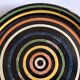 XXL empty target pocket dish in glazed earthenware from Marnaz 1950