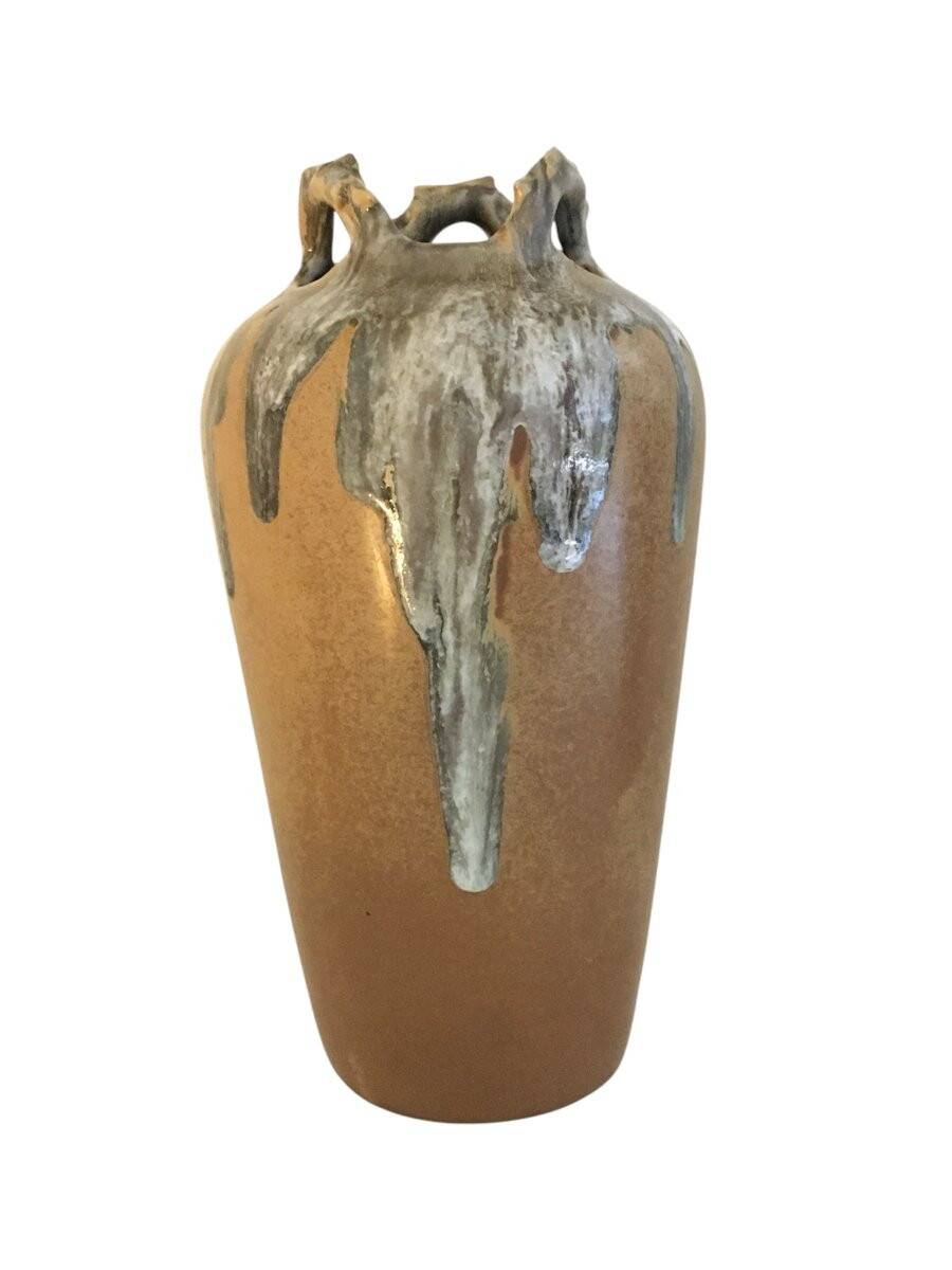 Pair of stoneware vases, Signed, 1950s/60s