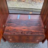 Scandinavian teak wardrobe, circa 1950, 91x65x183cm