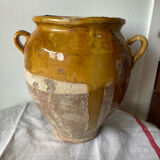 Large confit pot, salt cellar, late 19th century