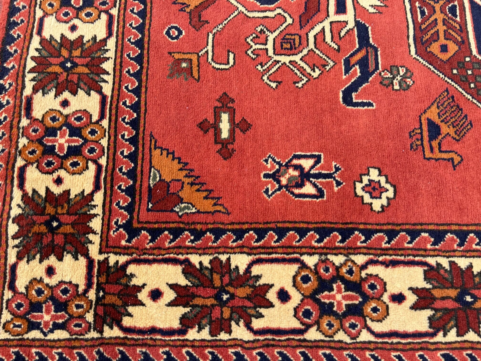 Tapis vintage en pur laine
