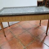 Louis XVI style cherry wood coffee table