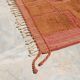 Handwoven Beni Ouarain rug 255×155cm – Terracotta & Clay - AZ821