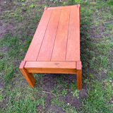 vintage coffee table solid elm
