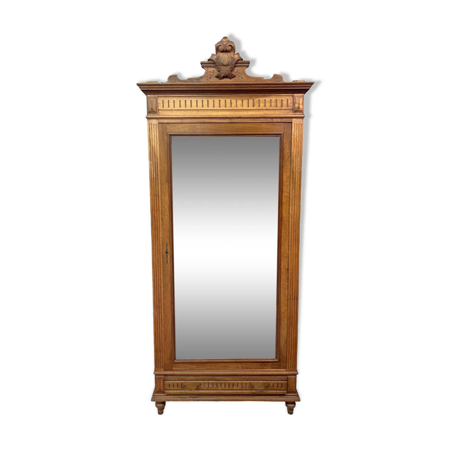 Louis XVI style walnut ice cabinet circa 1850