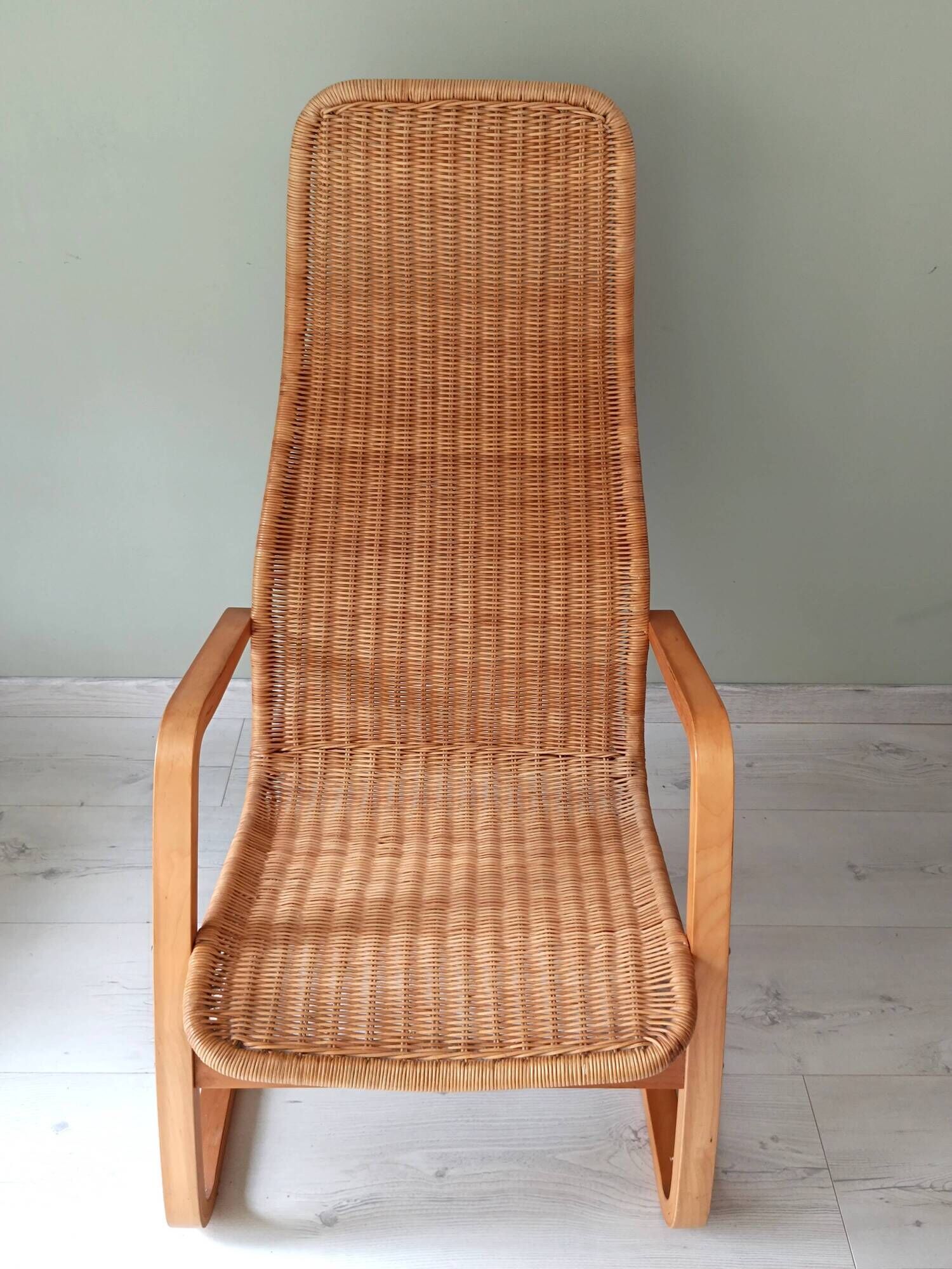 Oland Fatolj cantilever chair for IKEA in bentwood