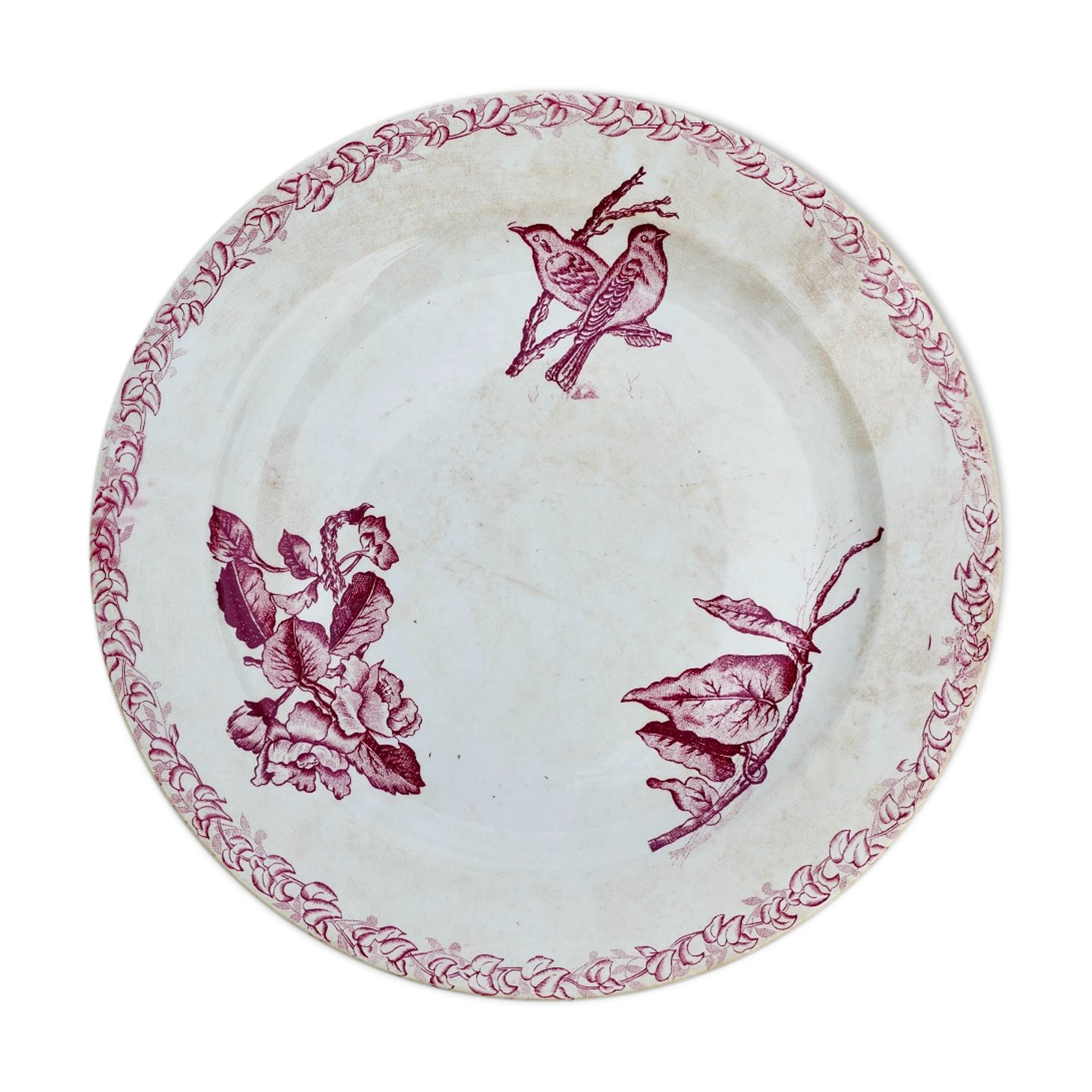 Plat en terre de fer