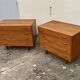 Pair of Scandinavian teak chests of drawers 1960