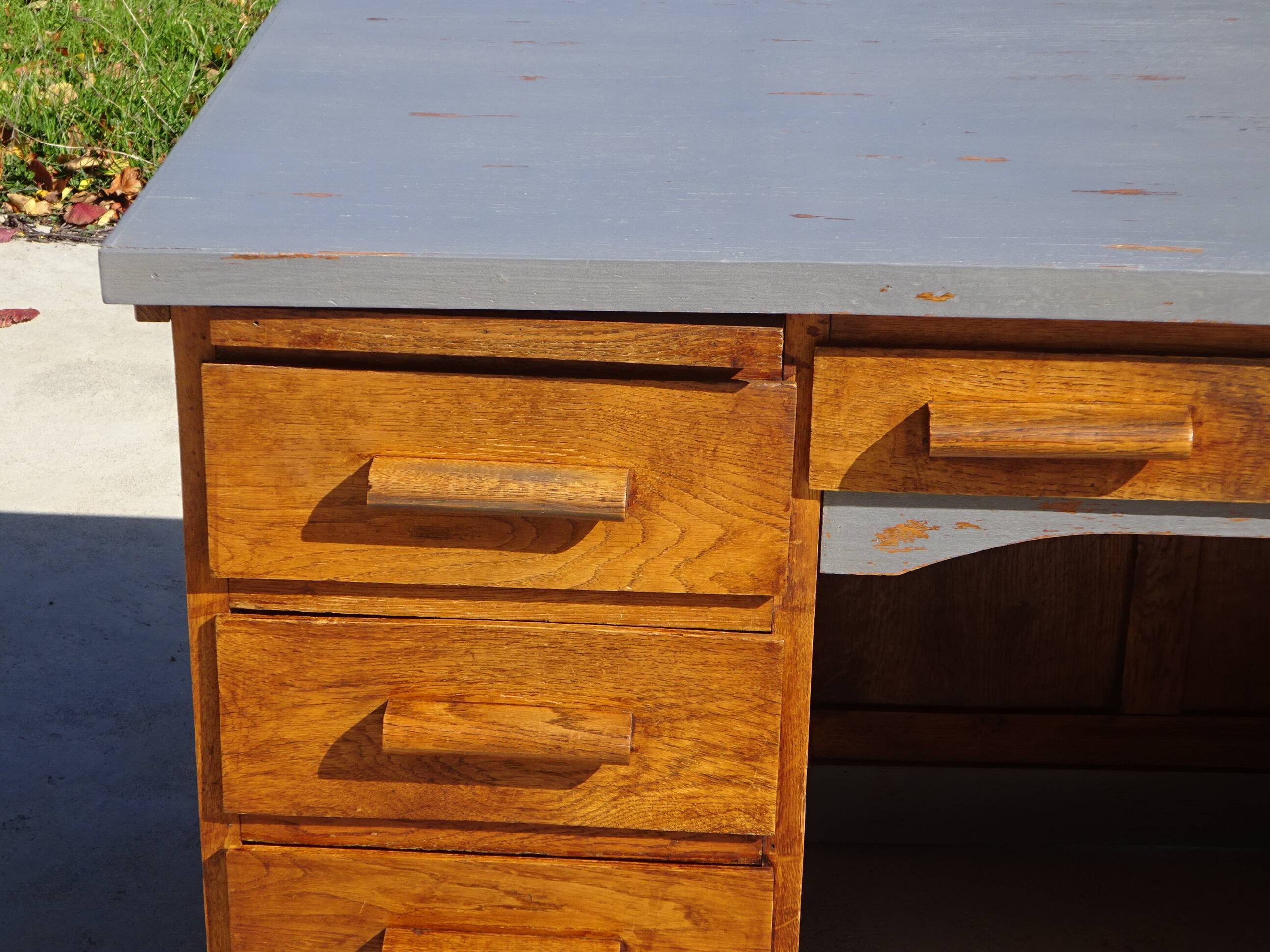 Grand bureau vintage