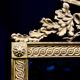 Louis XVI ice, Gilded and carved wood, Pediment with Musical Instruments