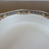 Hollow dish " jean boyer " limoges porcelain, floral pattern 20 years