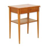 Teak and beech bedside table, AB Bjarni Bjarnum, Sweden, 1960