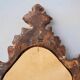 Antique Gilded Wood Mirror a Fronton Baroque Style