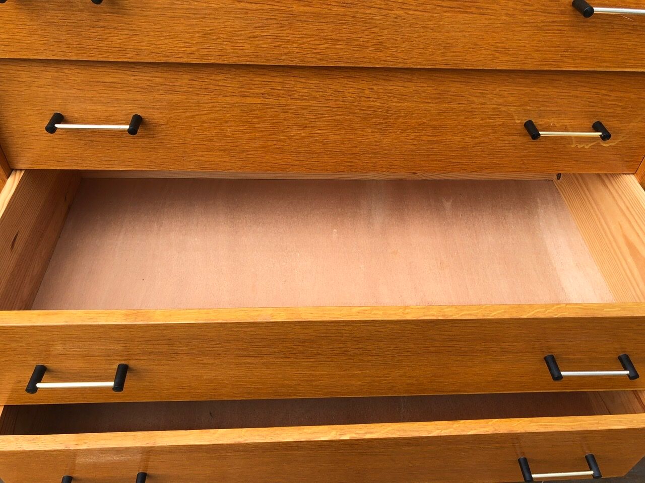 Commodity has 4 scandinavian style drawers, 60s
