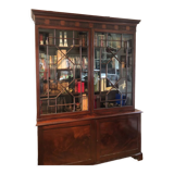 Mahogany showcase bookcase