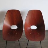 Vittorio Nobili for Fratelli Tagliabue Italian Medea dining chairs, 1950s