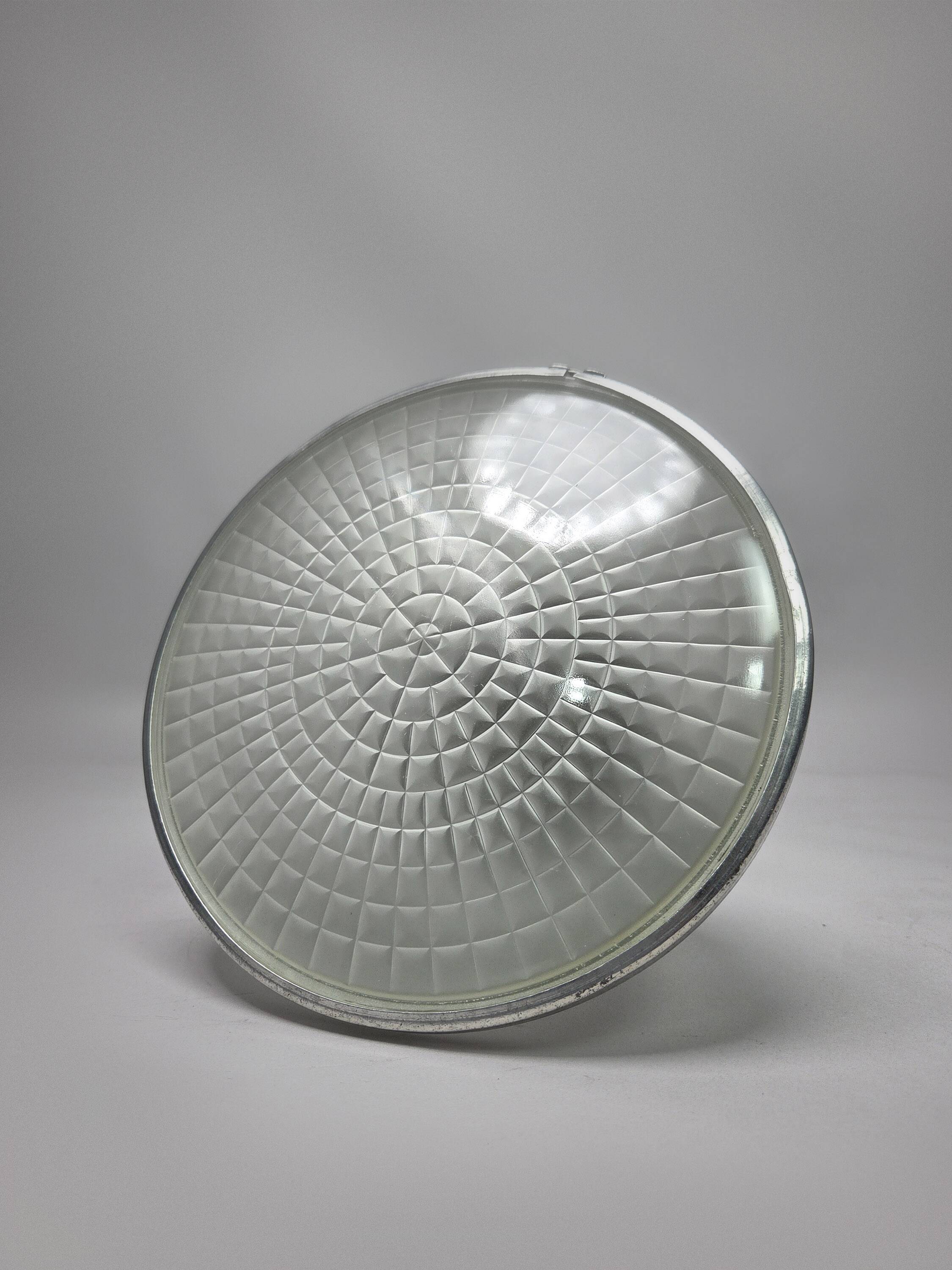 Holophane industrial lamp.