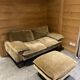 HKliving 2-seater corduroy sofa