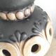 Vintage ceramic sun lamp from the 70s.