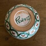 Robert Picault 1960 Vallauris salad bowl signed in full