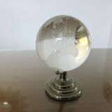 Small crystal globe, 1970s