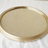 Round mirror tray