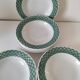 Set of 9 earthenware soup plates – Saint-Amand, decor no. 207 (1941)