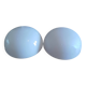 2 white opaline ceiling globes
