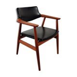 Fauteuil de bureau GM11 en teck par Svend Aage Eriksen , Danemark 1960