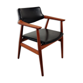 GM11 teak desk chair by Svend Aage Eriksen , Denmark 1960s