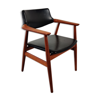 Fauteuil de bureau GM11 en teck par Svend Aage Eriksen , Danemark 1960