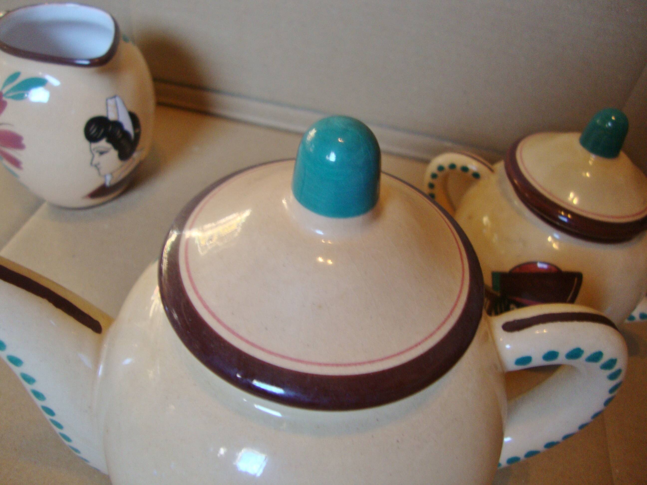 Old coffee service keraluc quimper