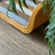 Maugrion armchair in rattan