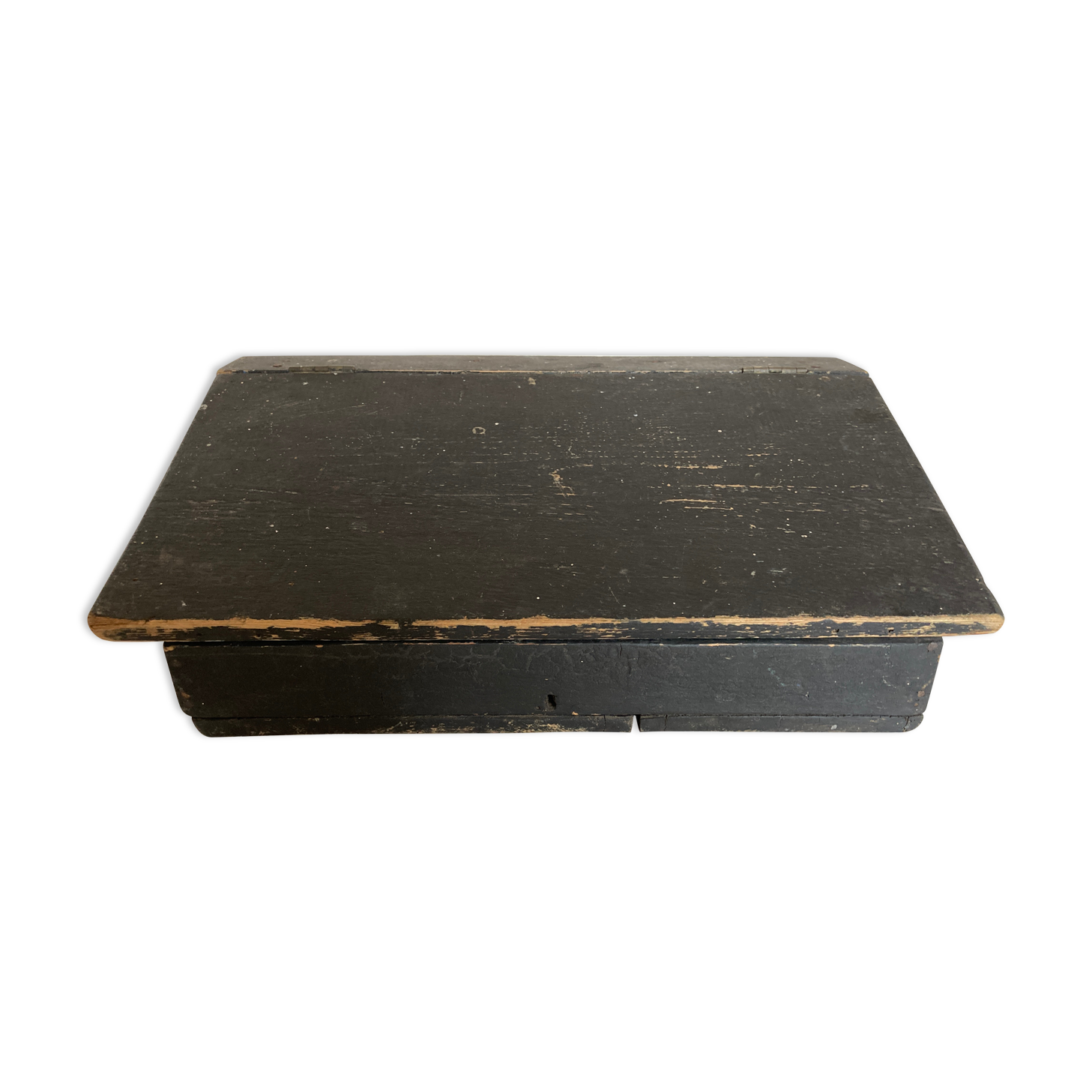 19th farm storage box in washed wooden popular arts