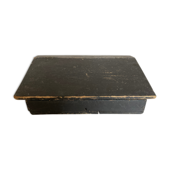 19th farm storage box in washed wooden popular arts