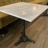 Marble bistro table from a Parisian cafe