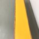 Brutalist bench, yellow "pop" seat