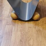 Postmodern wood and metal magazine rack by Habitat, 1990