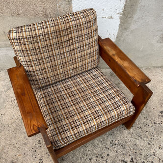 Brutalist armchair 1960s