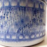 Pot with chinese porcelain lid