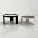 Set of 2 large reversible nesting tables by G. Frattini for Cassina, 70