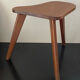 Tablette d’appoint tripode, bout de canapé 1950