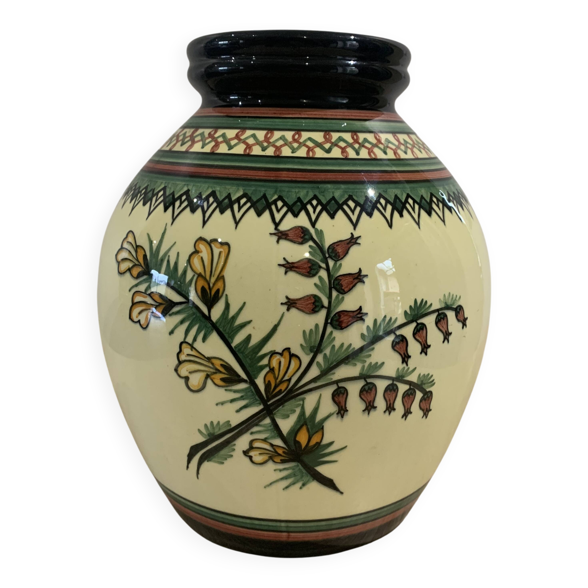 Henriot Quimper vase