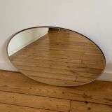 Oval bevelled mirror - 72x51cm