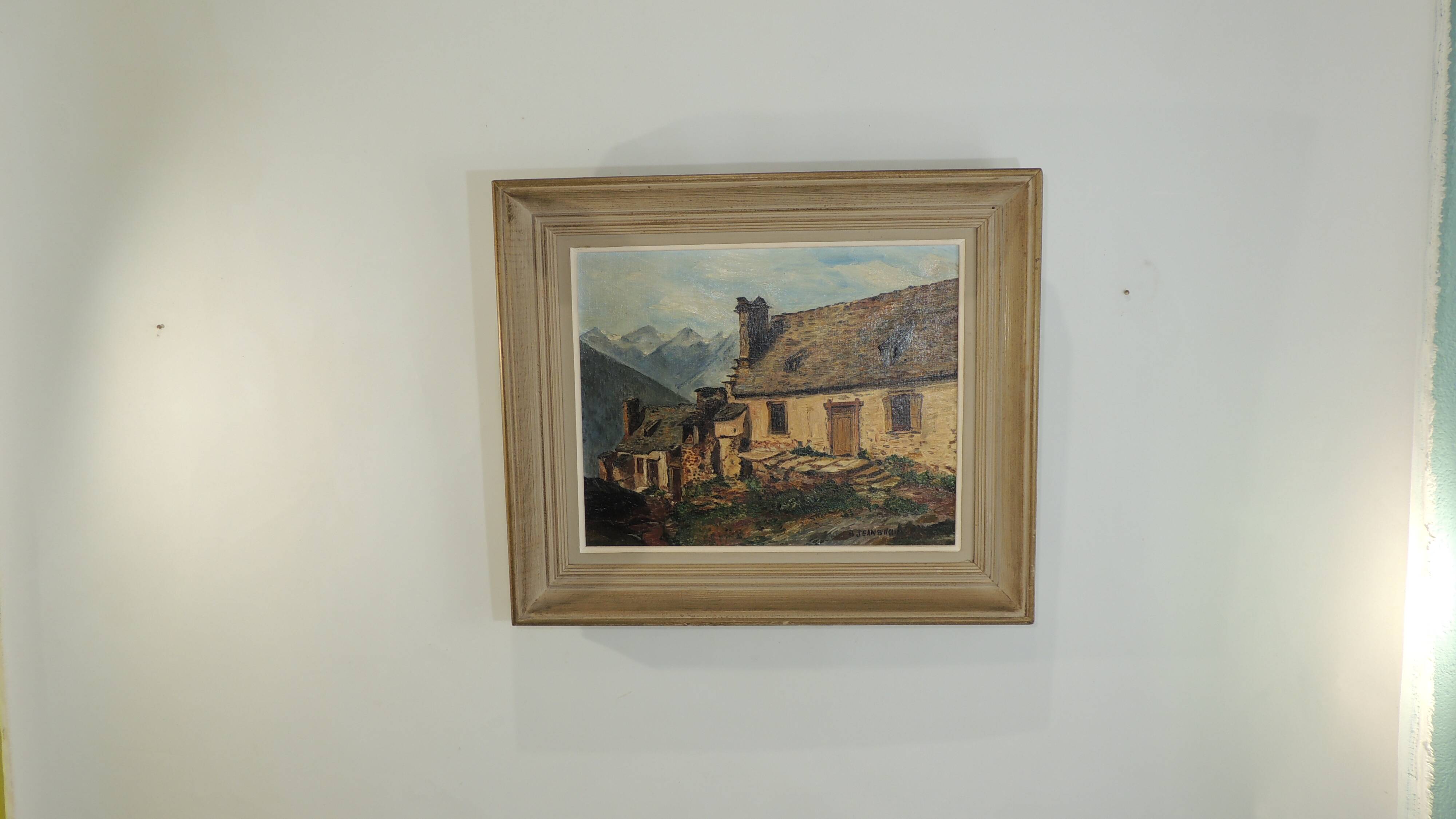 Oil painting on panels / Grange Hautes Pyrénées