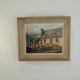 Oil painting on panels / Grange Hautes Pyrénées
