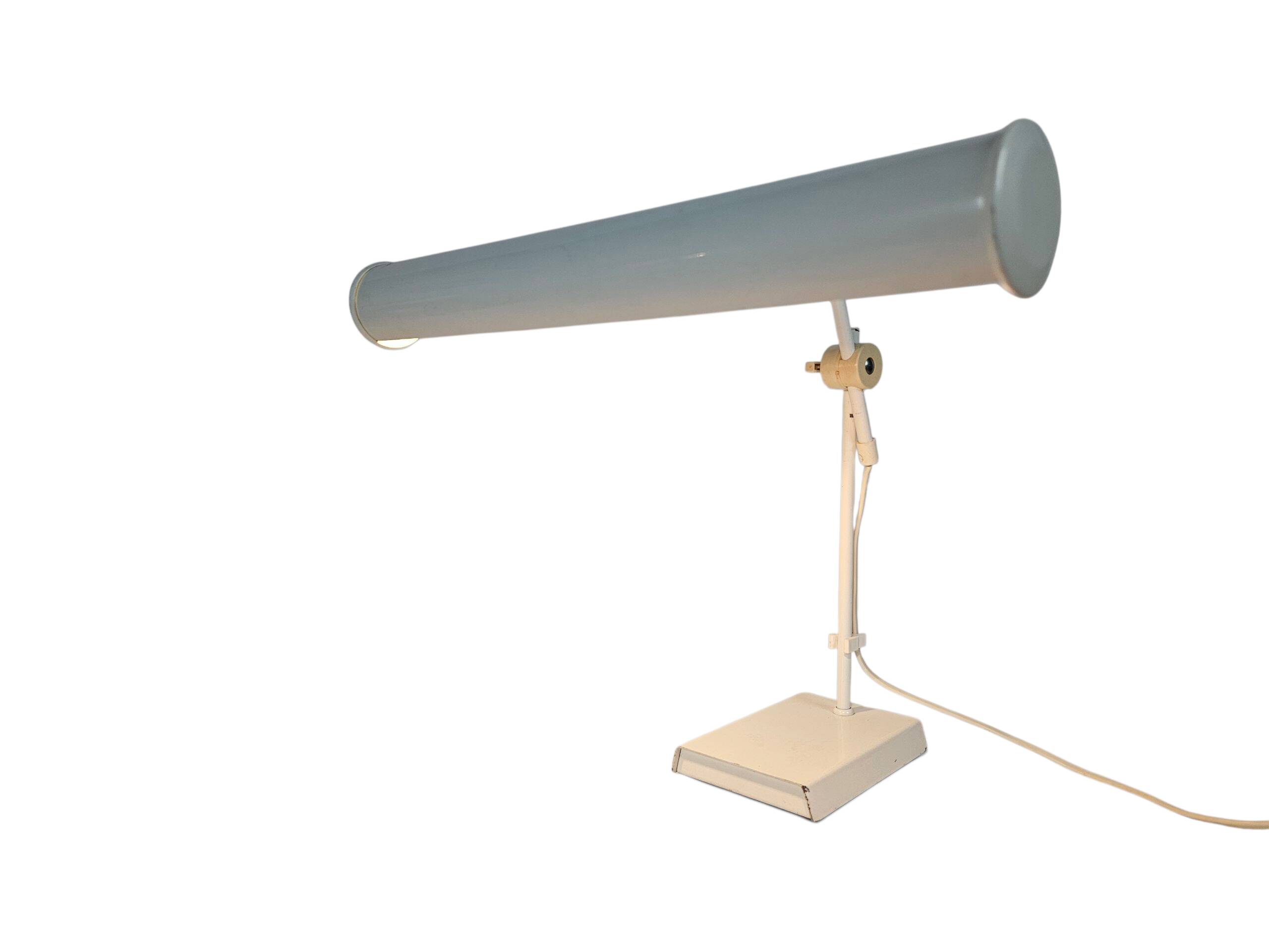 Anvia - Piano / Desk lamp - pendant lamp - white - metal - 1960's