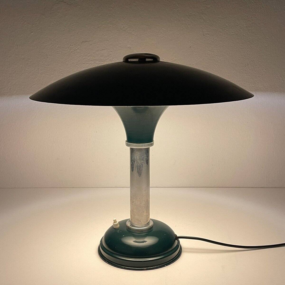 Bauhaus metal table lamp, Germany, 1930s