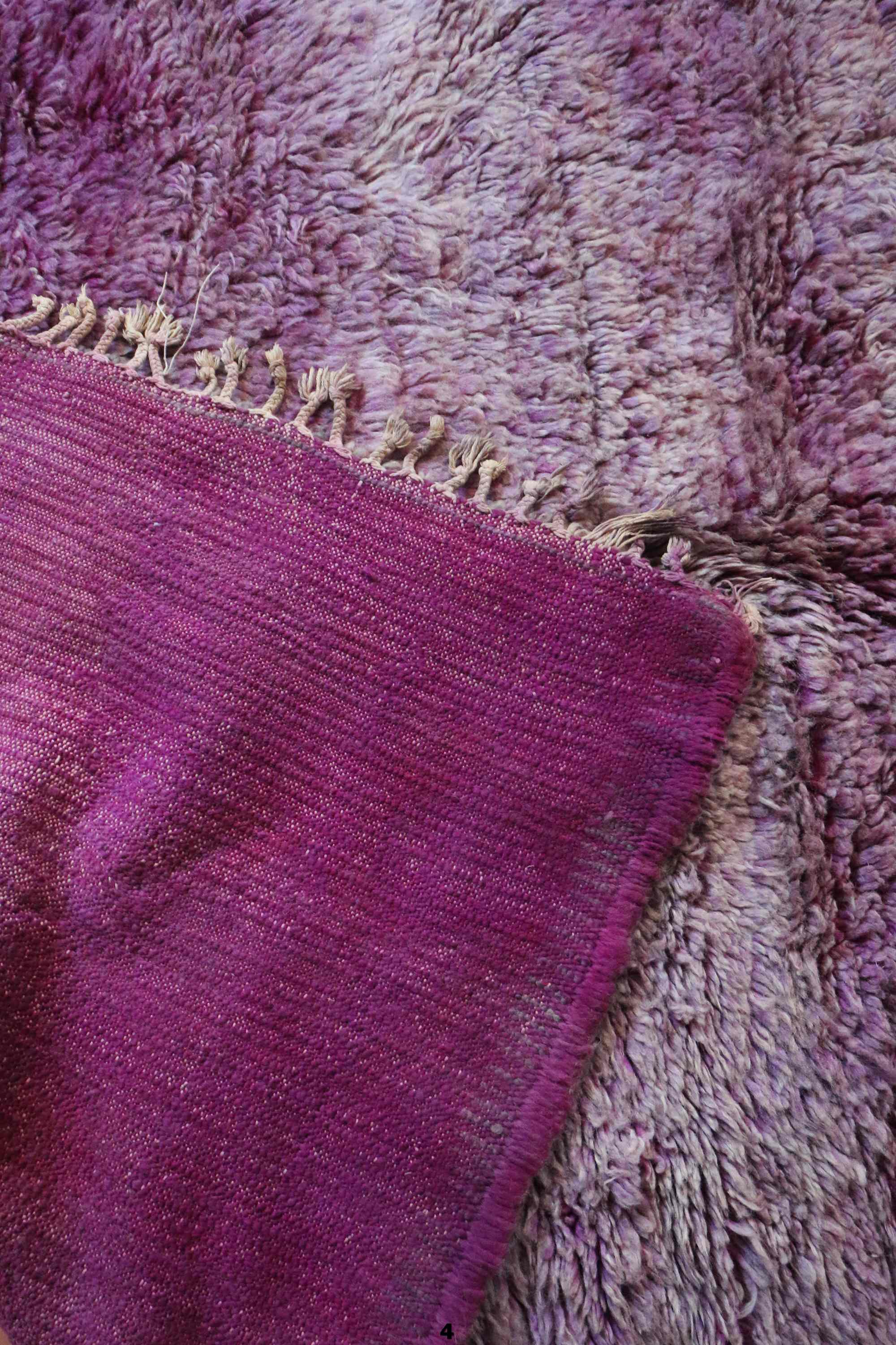 Tapis violet marocain - 145 x 228 cm