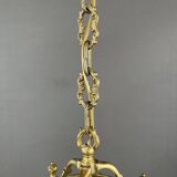 Louis XVI style lantern in bronze and glass, 20th century